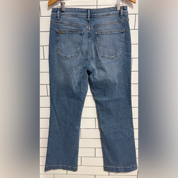 Michael Kors Blue Flare & Wide Leg Jeans - Picture 5 of 7